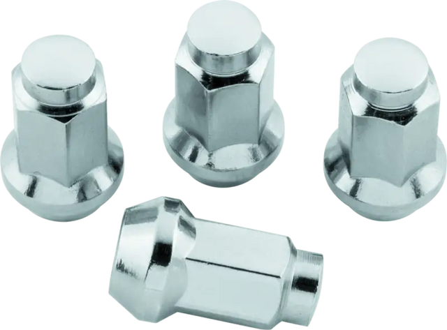 Chrome lug nuts from QuadBoss Lug for 3/8in-24 vehicles, box of 4