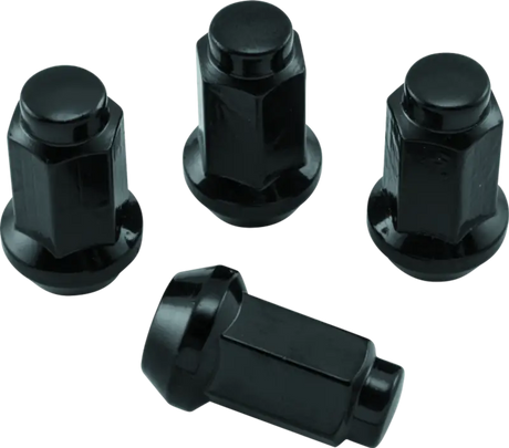 Black lug nuts for wheels, QuadBoss Lug Nuts 3/8in 24 - 14mm-Od Box of 4