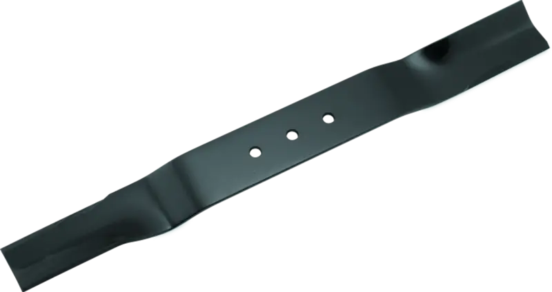 Dark metal lawnmower blade for QuadBoss Mower 44in Rough Belt, 44in rough belt compatible