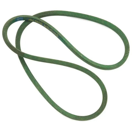 Green rubber belt for QuadBoss Mower 60in Finish Pulley Belt replacement in finish pulley system