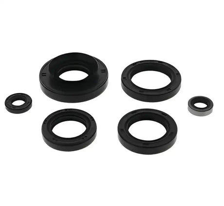 Assorted black oil seals for quadboss oil seal set in the QuadBoss Oil Seal Set - 564199