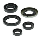 Assorted black and metal quadboss oil seal set for engine repairs