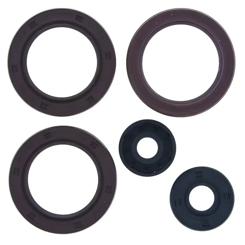 Assorted rubber oil seals from QuadBoss Oil Seal Set for reliable oil sealing applications