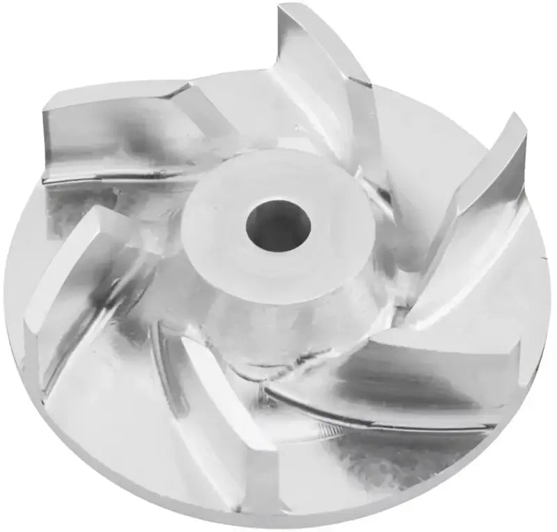 Shiny metal billet impeller from QuadBoss Polaris Billet Impeller 403165 for Polaris