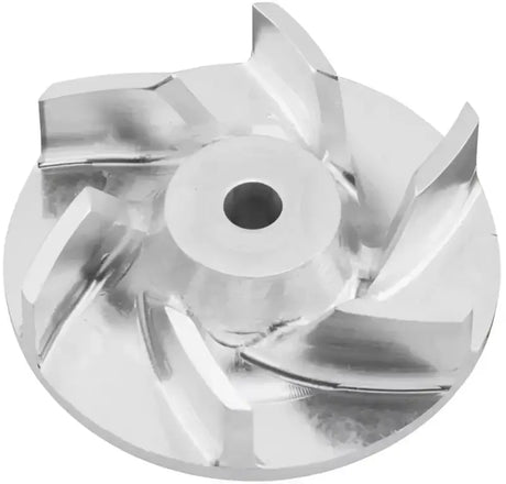 Shiny metal billet impeller from QuadBoss Polaris Billet Impeller 403165 for Polaris