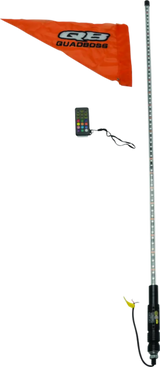 QuadBoss Qb 4Ft Clear Sngl Whip Rmte - 609658 - Lights