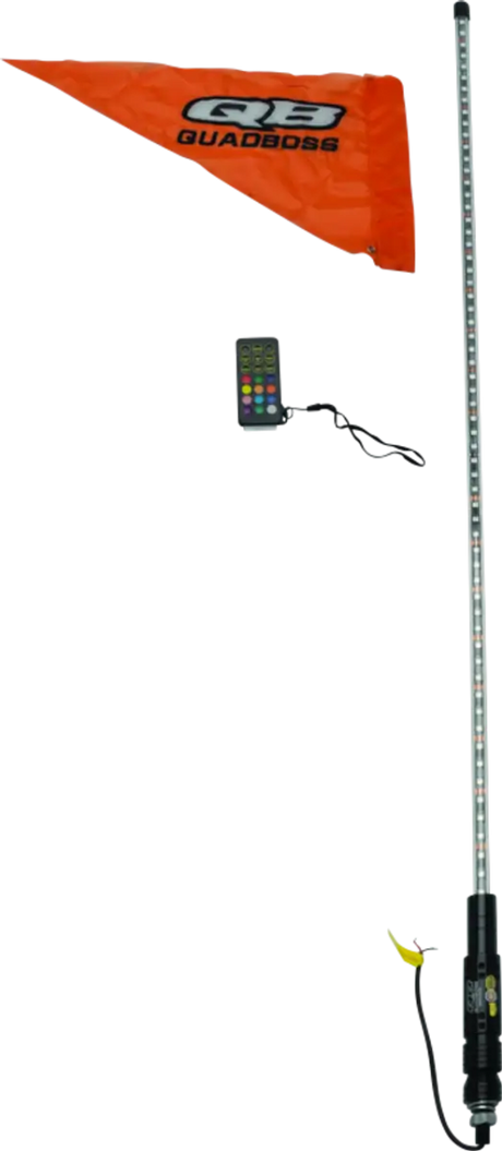 QuadBoss Qb 4Ft Clear Sngl Whip Rmte - 609658 - Lights