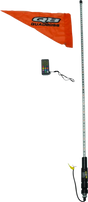 QuadBoss Qb 4Ft Clear Sngl Whip Rmte - 609658 - Lights