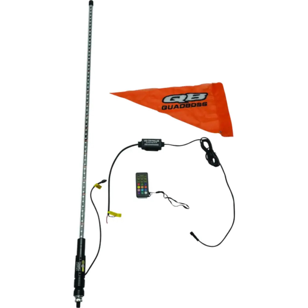 QuadBoss Qb 4Ft Smoked Sngle Whip Rmte - 609656 - Lights