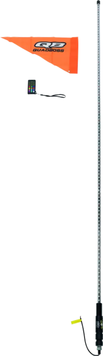 QuadBoss Qb 6Ft Clear Dual Whip Rmte - 609663 - Lights