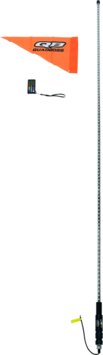 QuadBoss Qb 6Ft Clear Sngl Whip Rmte - 609662 - Lights