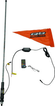 QuadBoss Qb 6Ft Clear Sngle Whip Bt - 609666 - Lights