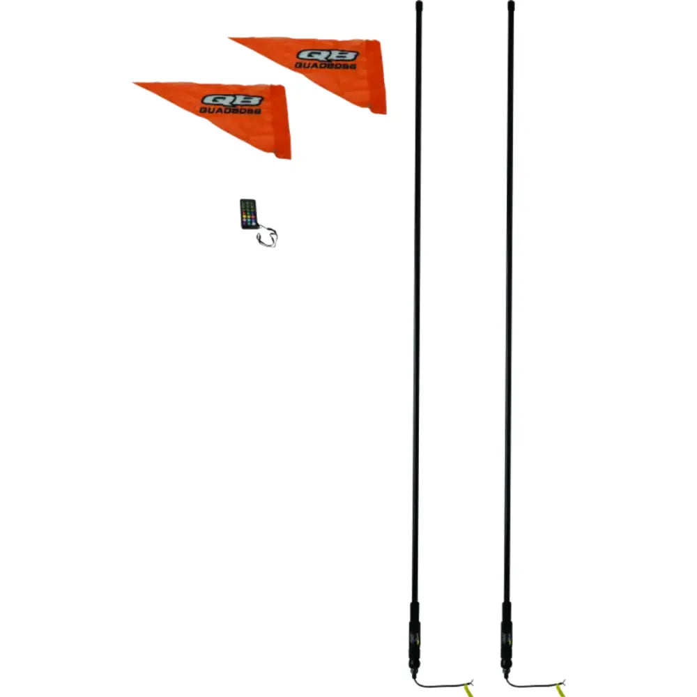 QuadBoss Qb 6Ft Smoke Dual Whip Rmte - 609661 - Lights
