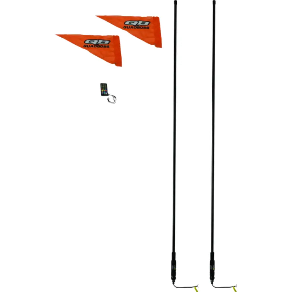 QuadBoss Qb 6Ft Smoke Dual Whip Rmte - 609661 - Lights