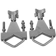 Metal pipe clamps for farm jack mounts on QuadBoss QB Farm Jack Mounts system