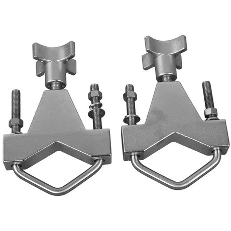 Metal pipe clamps for farm jack mounts on QuadBoss QB Farm Jack Mounts system