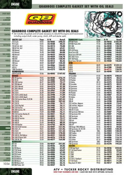 QuadBoss Qb Perfrm Sp Utlty Cltch gasket set for Canam utility clutch upgrade