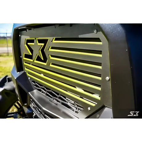 Black and yellow UTV grill with QuadBoss Qb Valve Cover Gasket 570117 alt text