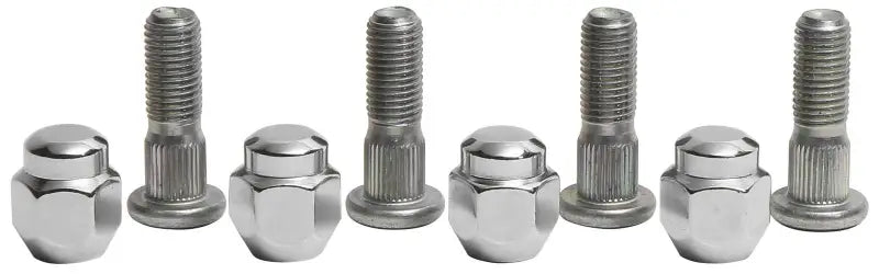 Chrome lug nuts and wheel studs from QuadBoss Qb Wheel Nut Kit 608274