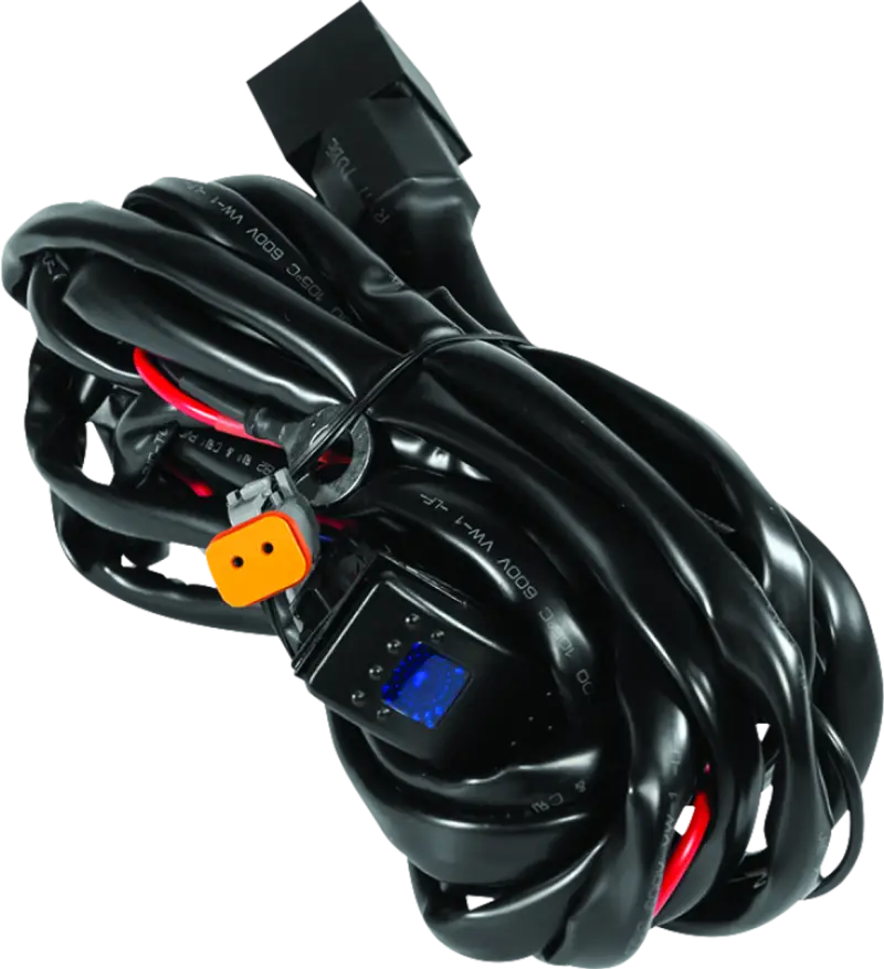 Bundled black wire harness for QuadBoss QB Whip Wire Harness 609669 repair or install