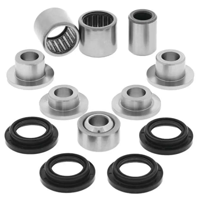 Assorted metal bushings and seals for QuadBoss QBoss A-Arm Bearing Kit