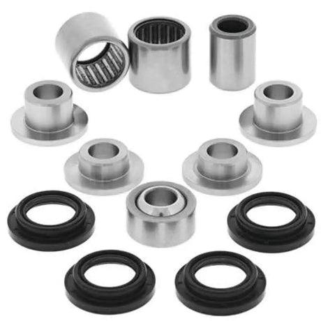 Assorted metal bushings and seals in QuadBoss QBoss A-Arm Bearing Kit for quadboss qboss