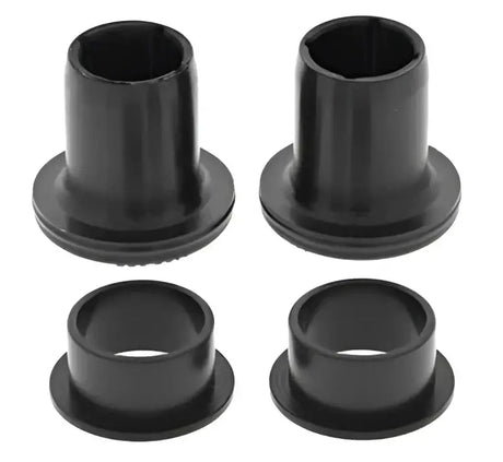 Black plastic bushings from QuadBoss Qboss A-Arm Bushing Kit for quad repairs