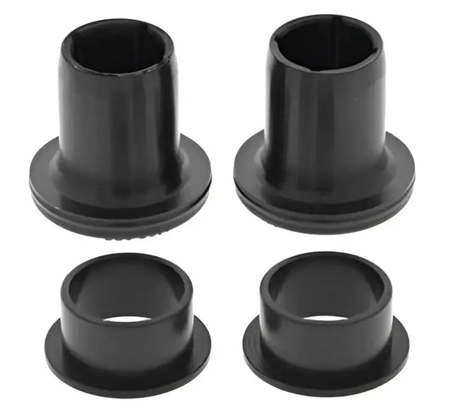 Black plastic bushings from QuadBoss Qboss A-Arm Bushing Kit for quad repairs