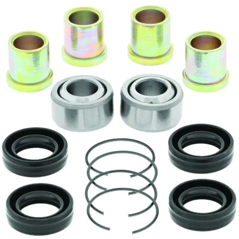 Assorted metal and rubber mechanical parts from QuadBoss QBoss A-Arm Kits 420749