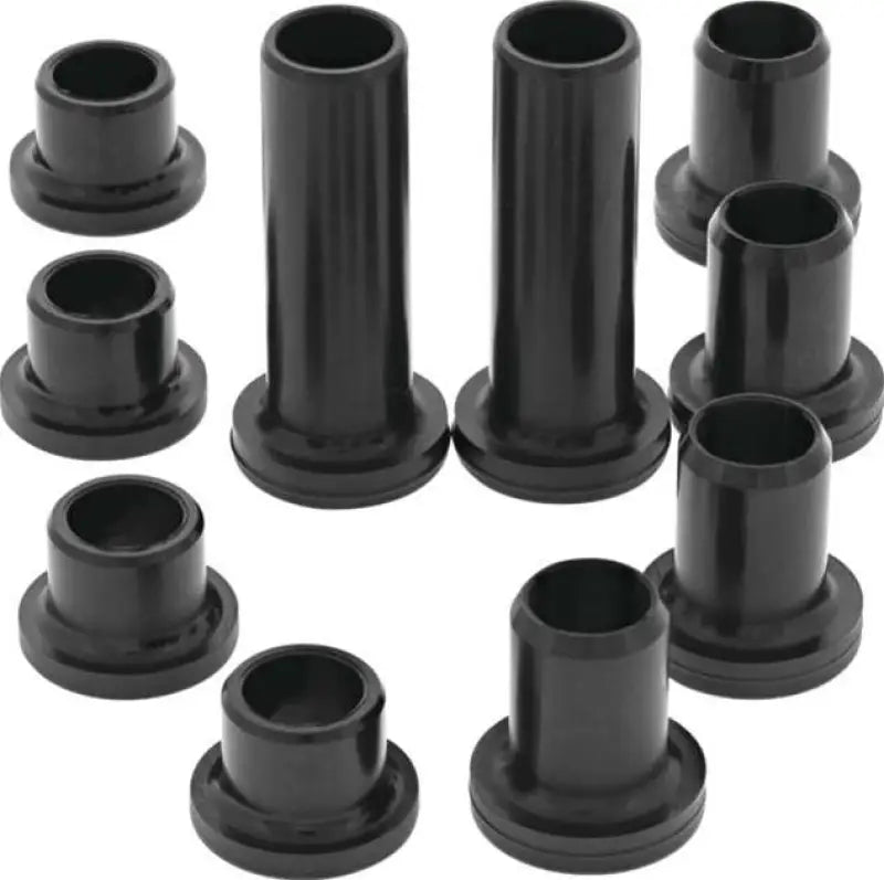 Black cylindrical bushings for quadboss Qboss RR Ind suspension system