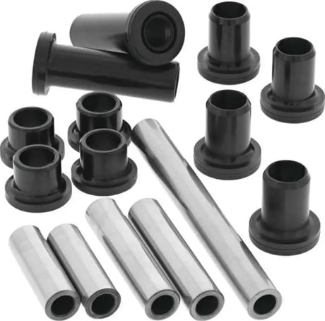Black and silver suspension bushings from QuadBoss Qboss Rr Independ Susp Kit for smooth ride