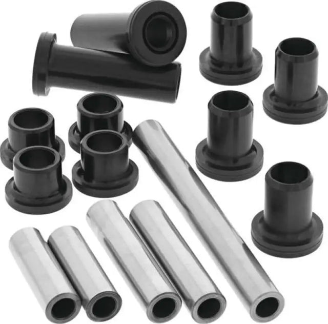 Black and silver suspension bushings from QuadBoss Qboss Rr Independ Susp Kit for smooth ride