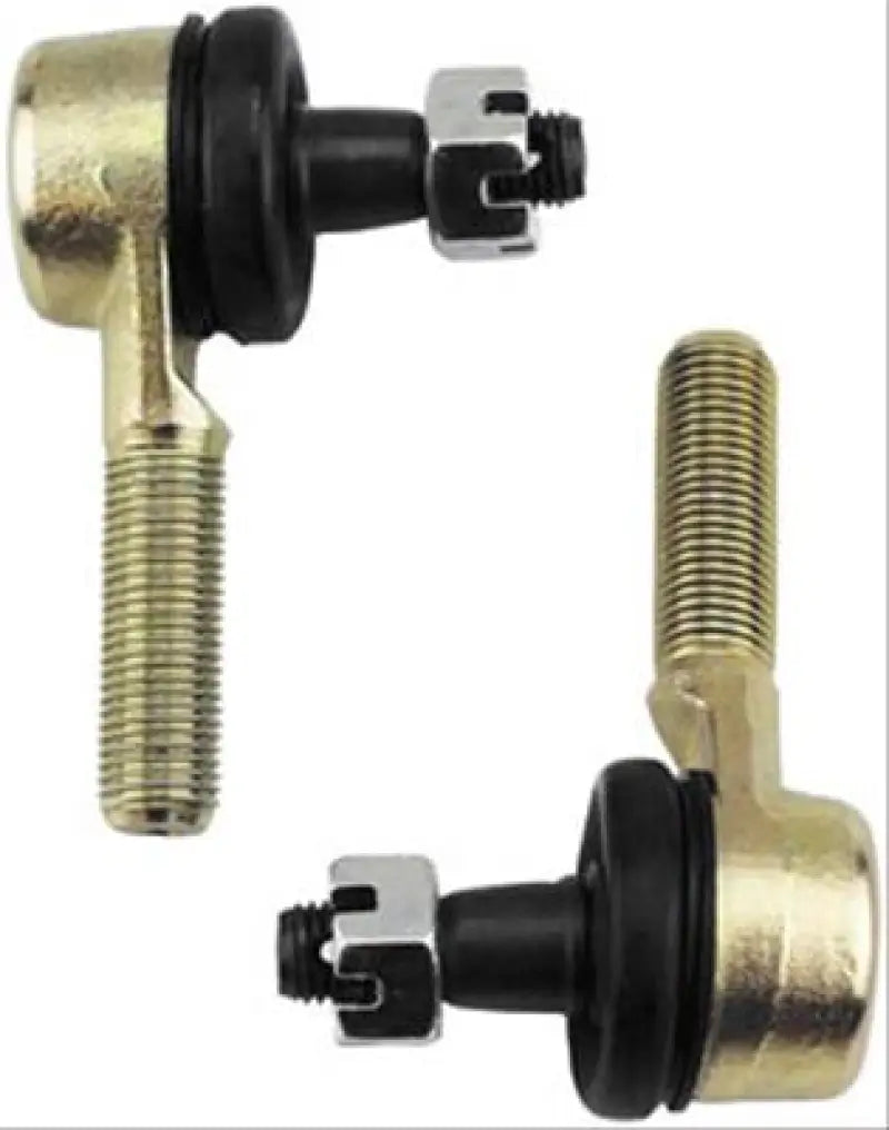 Gold-colored QuadBoss Qboss Tie Rod End Kit with two tie rod ends for easy replacement
