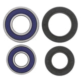 Blue-sealed wheel bearings and black rubber seals for QuadBoss Qboss Wheel Bearing Kit