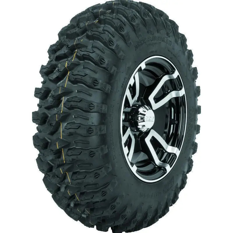 QuadBoss 609300 QuadBoss QBT446 Radial Utility Tire - 25x8R12 8Ply - 609300