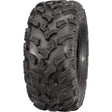 QuadBoss QBT447 Utility Tire 25x10-12 6 Ply, durable ATV/UTV tire, excellent traction on varied terrains.