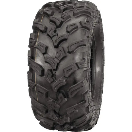 QuadBoss QBT447 Utility Tire 25x10-12 6 Ply, durable ATV/UTV tire, excellent traction on varied terrains.