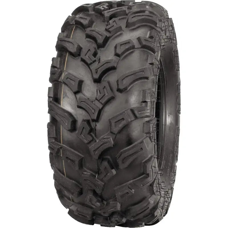QuadBoss QBT447 Utility Tire 25x10-12 6 Ply, durable ATV/UTV tire, excellent traction on varied terrains.