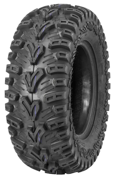 QuadBoss QBT448 Utility Tire - 24x8-12 6Ply with optimized tread pattern for enhanced traction and durability on various terrains.