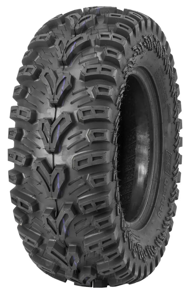 QuadBoss QBT448 Utility Tire - 24x8-12 6Ply with optimized tread pattern for enhanced traction and durability on various terrains.