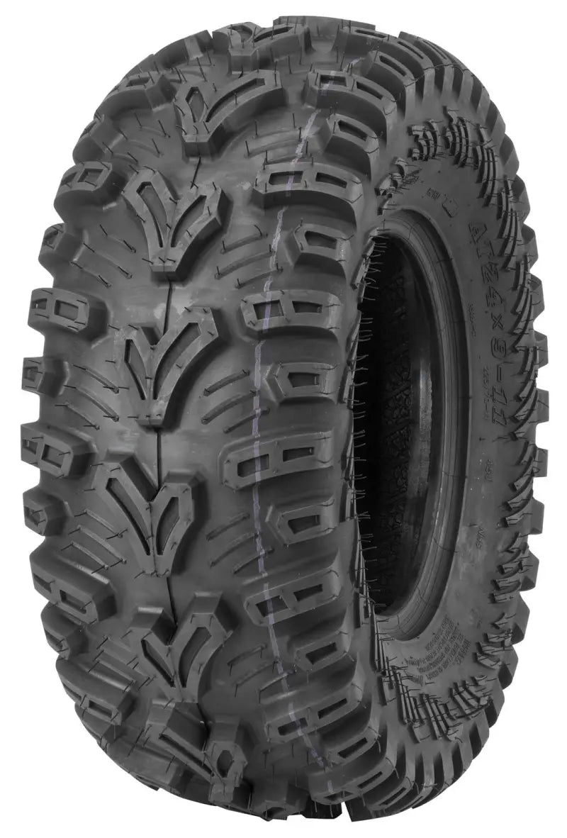 Aggressive tread QuadBoss QBT448 utility tire for tough all-terrain rides