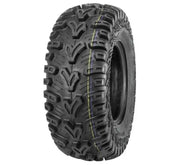 QuadBoss QBT448 Utility Tire - 28x10-14 6Ply with aggressive tread pattern for exceptional traction, durability, and versatility on various terrains.