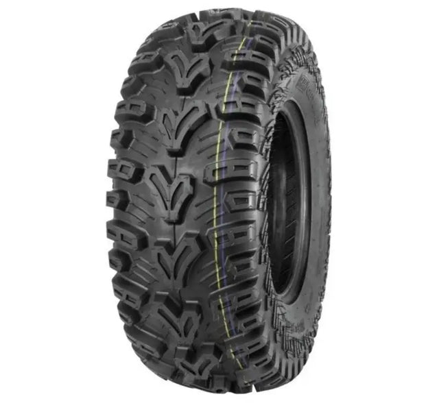 QuadBoss QBT448 Utility Tire - 28x10-14 6Ply with aggressive tread pattern for exceptional traction, durability, and versatility on various terrains.