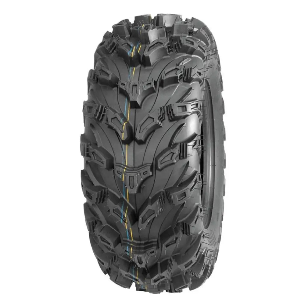 QuadBoss QBT672 Radial Mud Tire - 27x11R12 8Ply showcasing aggressive tread pattern for optimal traction and durability in muddy conditions.