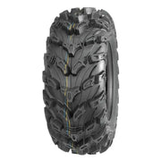 QuadBoss QBT672 radial mud tire 27x9R14 black rubber with aggressive tread