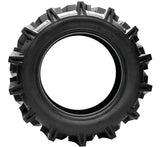 Black QuadBoss QBT680 Mud Tire with deep aggressive treads for off-road use