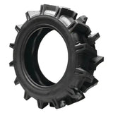 Heavy-duty black rubber QBT680 Mud Tire with deep V-shaped treads for off-road use