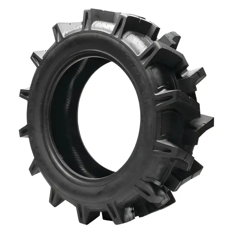 Heavy-duty black rubber QBT680 Mud Tire with deep V-shaped treads for off-road use