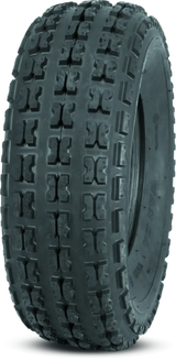 Black off-road tire from QuadBoss QBT732 Series for quad and UTV vehicles