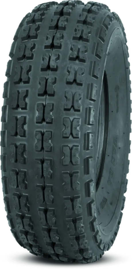 Black off-road tire from QuadBoss QBT732 Series for quad and UTV vehicles